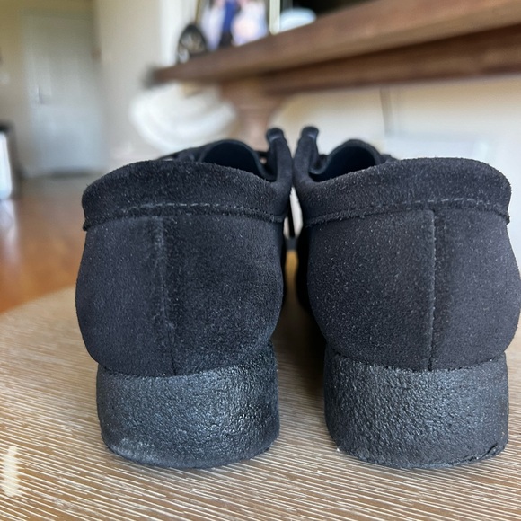 Clarks Men's Black Suede Loafers - Picture 4 of 6